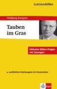 Tauben im Gras. Interpretation Klett Interpretation