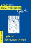 Landesabitur Hamburg. Lyrik der Jahrhundertwende.