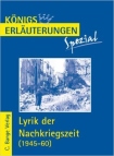 Landesabitur Deutsch (Hamburg) Lyrik der Nachkriegszeit Lyrik der Nachkriegszeit - ausführliche Interpretation