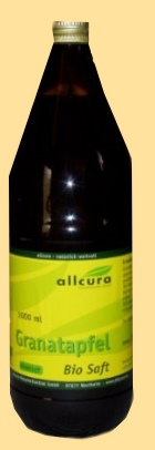Granatapfel Bio Saft - Nahrungsergänzungsmittel