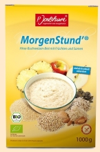 Basen Müsli. Buchweizen-Hirse-Brei Alvina Basenzeit - Basisches Müsli