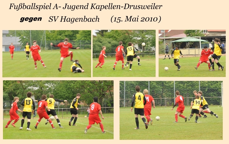 Fußballspiel SV Hagenbach vs. SV Kapellen-Drusweiler