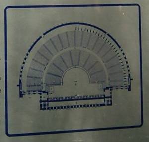 Antike Theater Aspendos in Anatolien