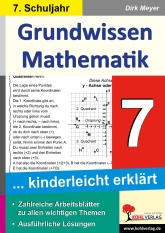 Mathe Kopiervorlagen mit Lösungen - Grundwissen Mathematik 7
