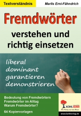 Deutsch Kopiervorlagen vom Kohl Verlag- Deutsch Unterrichtsmaterialien f&uuml;r einen guten und abwechslungsreichen Deutschnterricht