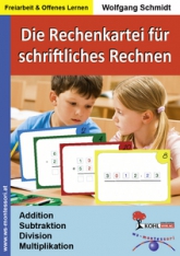 Die Rechenkartei f&uuml;r schriftliches Rechnen