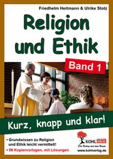 Religion Kopiervorlagen vom Kohl Verlag- Religion Unterrichtsmaterialien f&uuml;r einen guten und abwechslungsreichen Religionsunterricht
