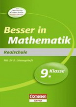 Mathe Lernhilfen von Cornelsen f&uuml;r den Einsatz in der weiterf&uuml;hrenden Schule, Klasse 9 -erg&auml;nzend zum Matheunterricht
