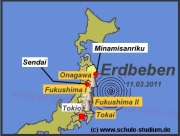 Japan- Tsunami /Erdbeben auf der Insel Honshu