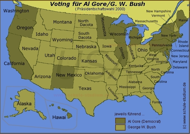 Gouverneurswahlen 2010, USA Präsidentenwahl in den USA
