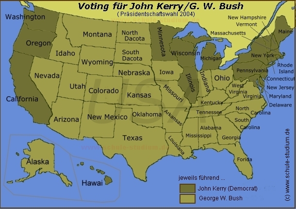 Gouverneurswahlen 2010, USA Präsidentenwahl in den USA