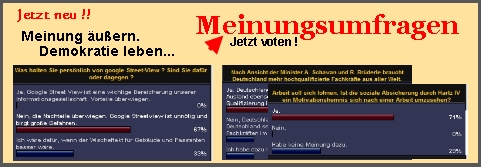 Meinungsumfragen zu aktuellen politischen Themen