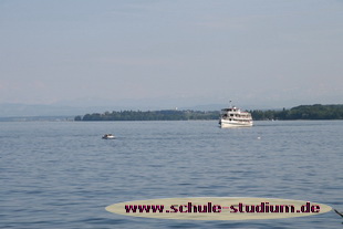 Bodensee bei Meersburg. Seen in Baden-Württemberg