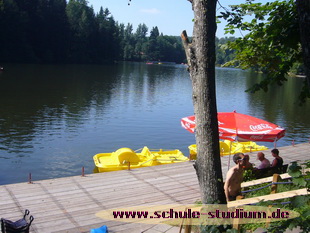 Ebnisee in Kaiserbach. Seen in Baden-Württemberg