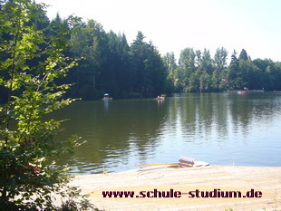 Ebnisee in Kaiserbach. Seen in Baden-Württemberg