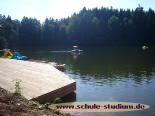 Ebnisee in Kaiserbach. Seen in Baden-Württemberg