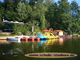 Ebnisee in Kaiserbach. Seen in Baden-Württemberg