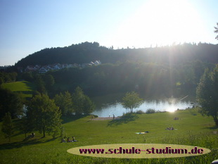 Starkholzbacher See in Erlenhof. Seen in Baden-Württemberg