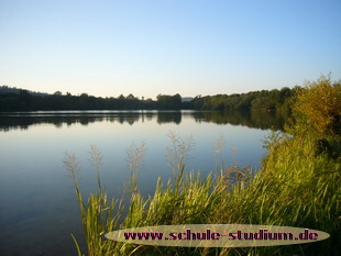 Starkholzbacher See in Erlenhof. Seen in Baden-Württemberg