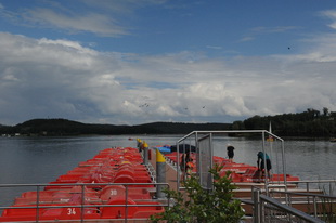 Der Bostalsee. Seen im Saarland