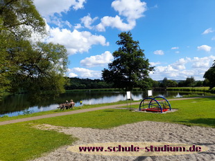 Der Noswendeler See. Seen im Saarland