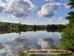 Der Noswendeler See. Seen im Saarland