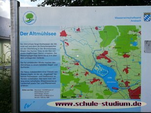 Der Altmühlsee. Seen in Bayern