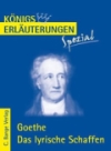 Lyrik Goethes - ausführliche Interpretation