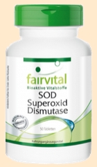 Superoxid Dismutase - Nahrungsergänzungsmittel