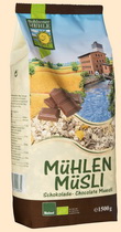Bohlsener Mühle. Schokolade Mühlen Müsli