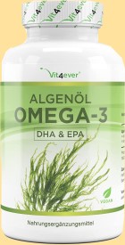 Algenöl Omega 3 DHA und EPA 