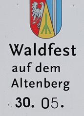 Waldfest auf dem Altenberg