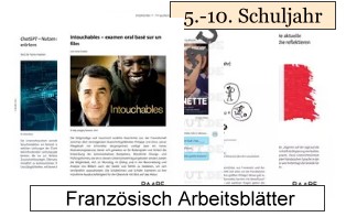 Aktuelle Franzsisch Arbeitsblätter 5.-10. Schuljahr (Sekundarstufe 1)