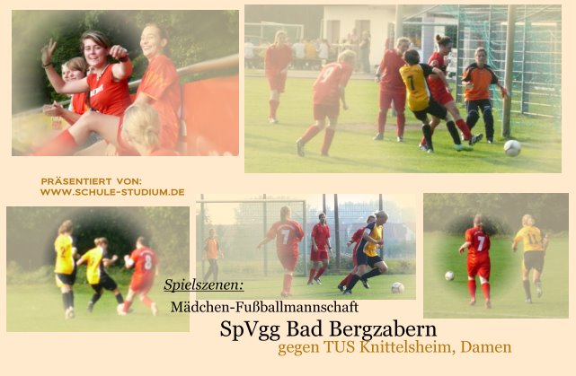 Mädchen Fußballmannschaft SpVgg Bad Bergzabern