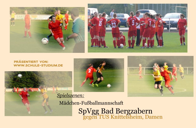 Mädchen Fußballmannschaft SpVgg Bad Bergzabern