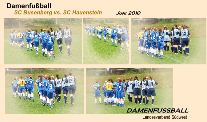 Fußballmannschaft SC Hauenstein gegen SC Busenberg I Frauen