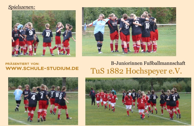 Damen Fußballmannschaft B-Juniorinnen TuS 1882 Hochspeyer e.V.