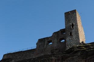 Die Burg(-ruine) Altdahn (Südwestpfalz)