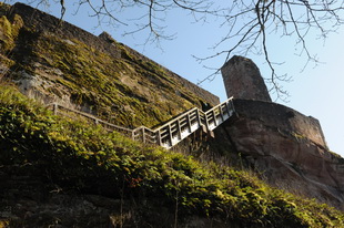 Die Burg(-ruine) Altdahn (Südwestpfalz)