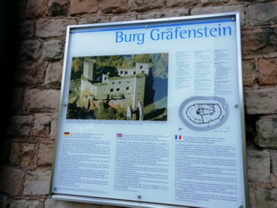 Die Burg Grfenstein bei Merzalben (Sdwestpfalz)