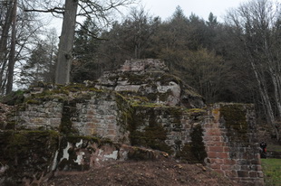 Die Burgruine Breitenstein (Pfalz)