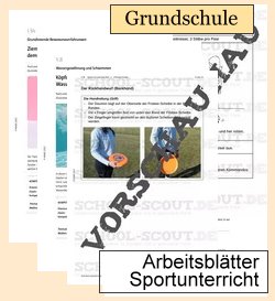 Sport Arbeitsblätter Grundschule