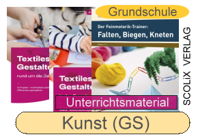 Kunst/ Textiles Gestalten Arbeitsbl&auml;tter / Unterrichtsmaterial