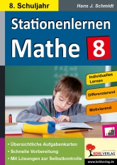 Mathe Kopiervorlagen mit Lösungen - Mathe Stationenlernen, 7. Schuljahr