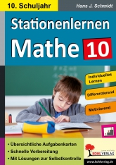 Mathe Kopiervorlagen mit Lösungen - Mathe Stationenlernen, 7. Schuljahr