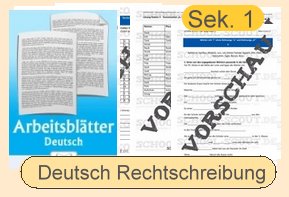 Deutsch Arbeitsblätter Rechtschreibung trainieren