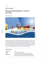 Mathe Unterrichtsmaterial zur Adventszeit zum Sofort-Downloaden